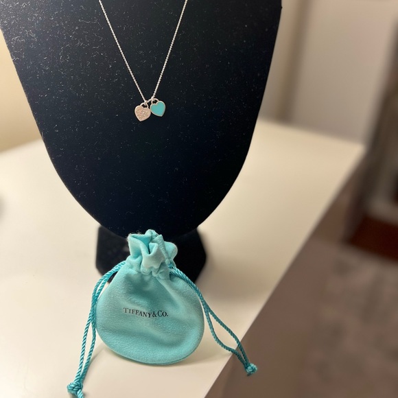 Tiffany & Co. Jewelry - Heart Pendant Tiffany blue with mini diamond